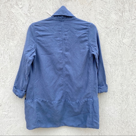 Wilfred Aritzia Chevalier Linen Blend Open Front Jacket XS - Picture 5 of 6
